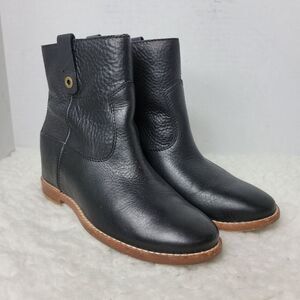 Cole Haan Zillie Women's Boots Size 6.5 B Black Leather Bootie N5664 Shoe